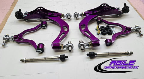 V2 Live Adjustment mk3 supra a70/z20 55-75mm extended track upper and lower arms