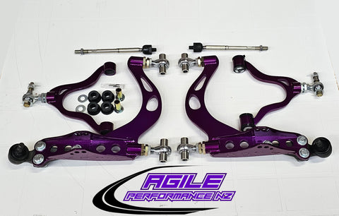 V2 Live Adjustment mk3 supra a70/z20 55-75mm extended track upper and lower arms