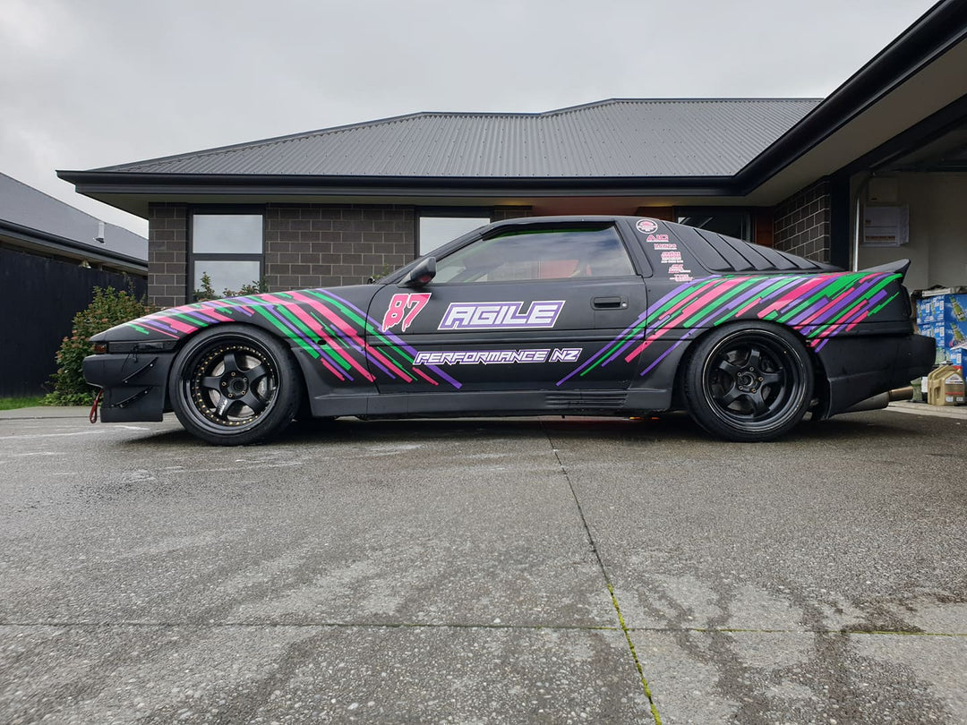 A70 supra 1/4 window louvers – Agile Performance NZ
