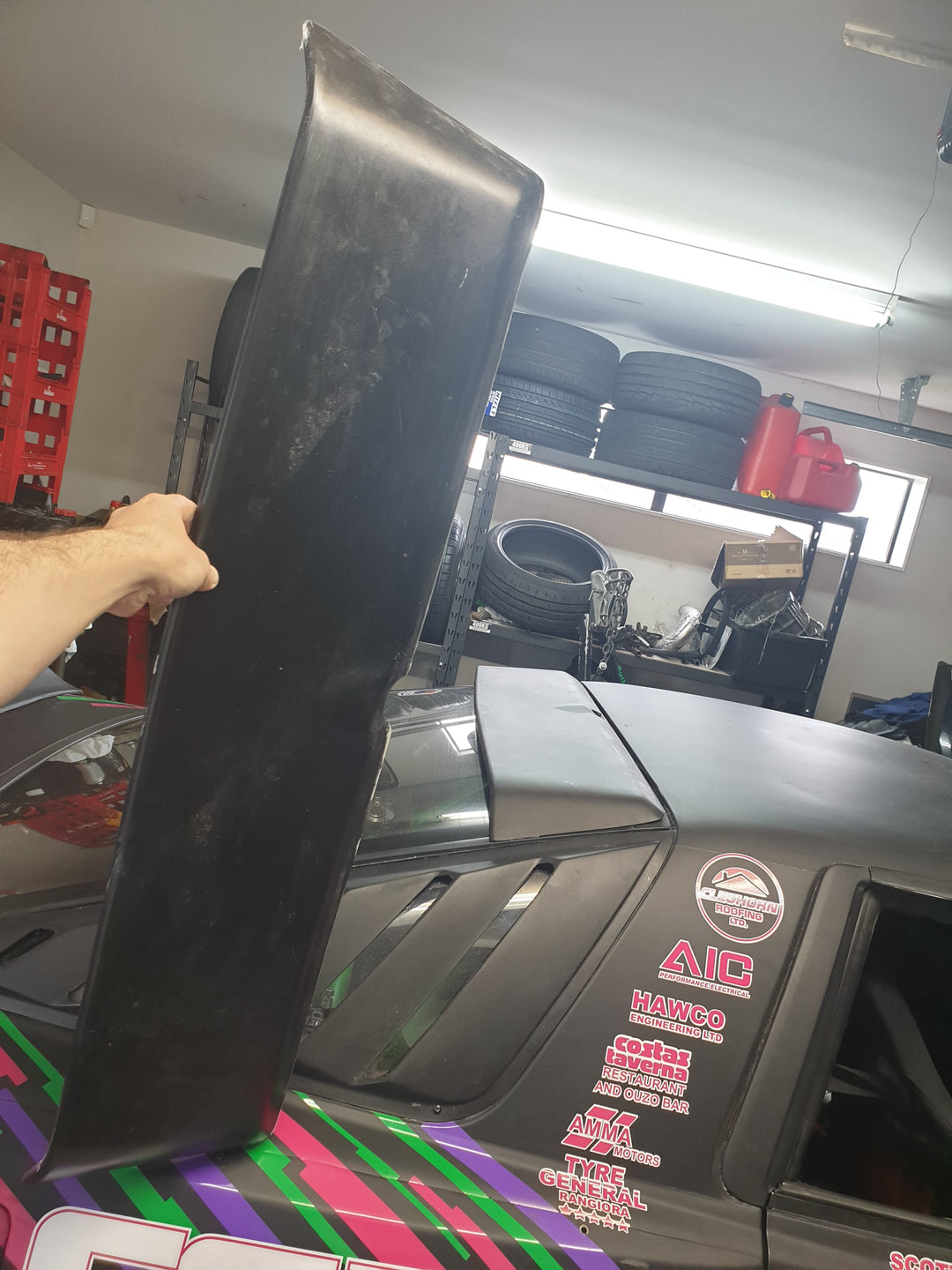 A70 supra Rear Hatch Shade/Spoiler – Agile Performance NZ